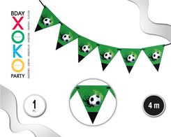 BANDERINES FUTBOL 4M - yupiparty