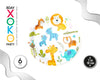 PLATO 18CM ZOO 6PC - yupiparty