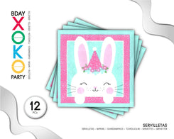 SERVILLETA RABBIT 12PC - yupiparty
