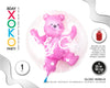 GLOBO BURBUJA OSO ROSA 22 PUL - yupiparty