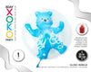 GLOBO BURBUJA OSO AZUL 22PUL - yupiparty