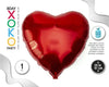 GLOBO FOIL CORAZON 24 PUL ROJO - yupiparty