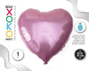 GLOBO FOIL CORAZON 24 PUL ROSA - yupiparty