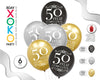 GLOBO LATEX PRINT 50 30CM 6PC - yupiparty