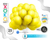 GLOBOS LATEX HELIO 25PC 2,8G 12/ 30C - yupiparty