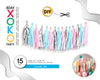 GUIRNALDA DE 15 POMPONES 3M ROSA+AZUL+PL - yupiparty