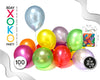 GLOBOS 100PC 9/ 25CM PERLA SURTIDOS - yupiparty