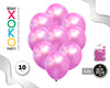 GLOBO LATEX 10PC 2.2G/25CM FUCSIA PERLAD - yupiparty