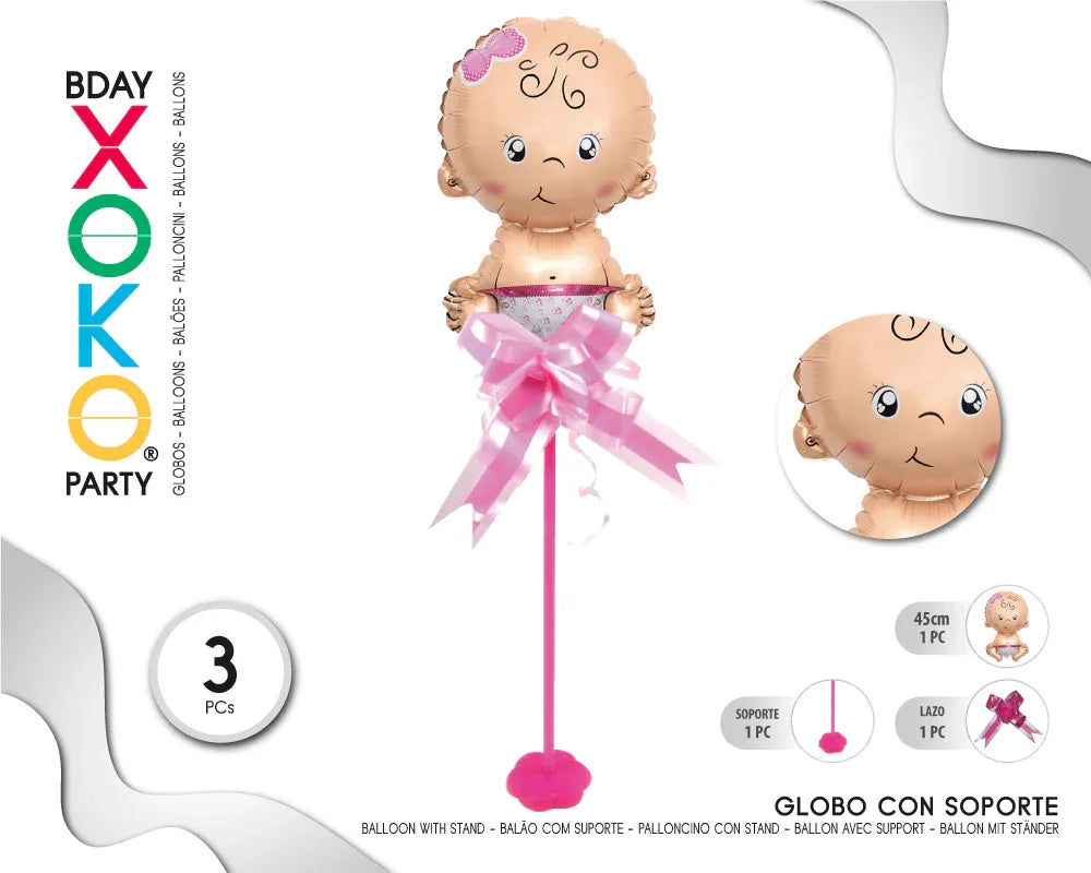 GLOBO CON VARA BEBE - yupiparty
