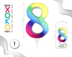 VELA GIGANTE RAINBOW 8 - yupiparty