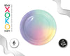 PLATO 18CM RAINBOW 6PC - yupiparty