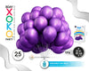 GLOBOS PERLA 25PC 12IN/30CM MORADO - yupiparty