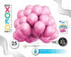 GLOBOS PERLA 25PC 12/30CM ROSA - yupiparty