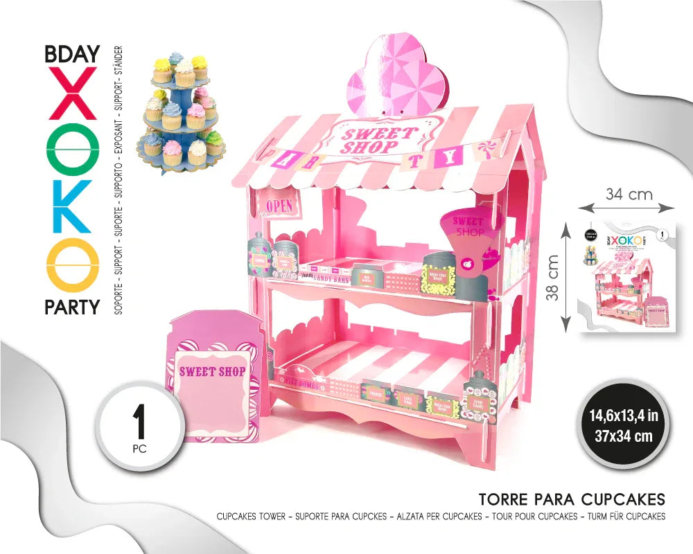TORRE CUPCAKE SWEET SHOP - yupiparty