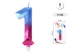 VELA 7.7CM DIAMANTE AZUL+FUCSIA 1 - yupiparty