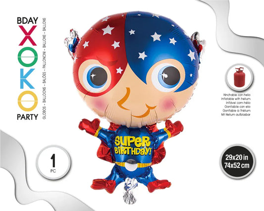 GLOBO FOIL SUPER HEROE 74*52 - yupiparty