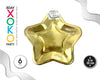 PLATO ESTRELLA DORADO 8´´/20CM 6PC - yupiparty