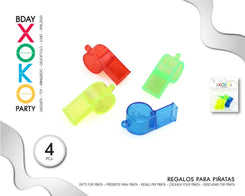 PACK PIÑATA SILBATOS - yupiparty