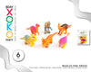 PACK PINATA DINOSAURIOS 6PC - yupiparty
