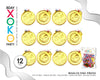 PACK MEDALLAS PEQUEÑAS 12PC - yupiparty