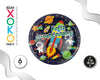 PLATO 18CM ASTRONAUTA 6PC - yupiparty