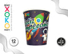 VASO 9OZ ASTRONAUTA 12PC - yupiparty