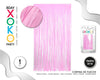CORTINA DE FLECOS 1M*2M PASTEL ROSA - yupiparty