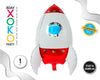 GLOBO FOIL COHETE 3D - yupiparty