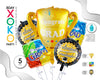 SET GLOBO MYLAR TROFEO GRADUACION 5PC - yupiparty