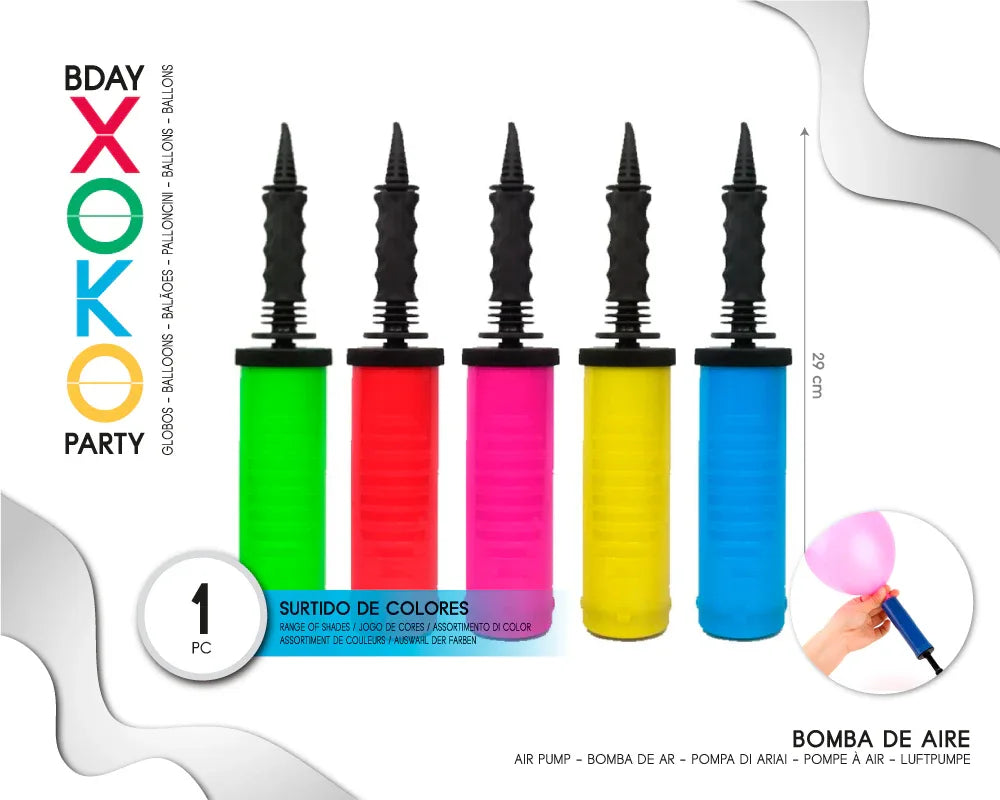 BOMBA AIRE MANUAL 5*29CM - yupiparty
