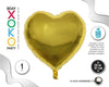 GLOBO FOIL CORAZON 24 PUL ORO - yupiparty