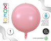 GLOBO FOIL ESFERA 55CM PASTEL ROSA - yupiparty