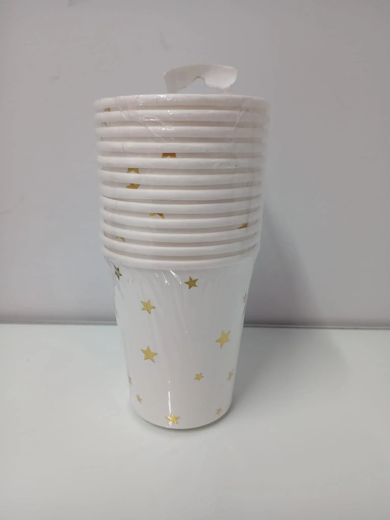 VASO 9ONZ/250 ESTRELLAS FOIL - yupiparty