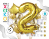 SET ORO STAR 19PC #2 - yupiparty
