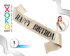 BANDA HAPPY BIRTHDAY GLITTER ORO - yupiparty