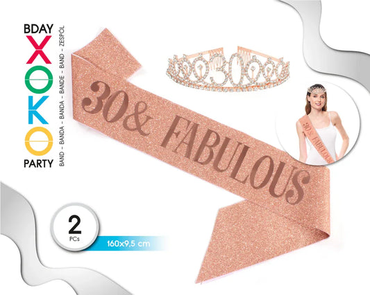 SET CORONA BANDA 30 Y FABULOSA - yupiparty