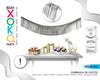GUIRNALDA DE FLECO 3M PLATA 30*300CM - yupiparty