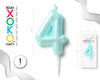 VELA 6CM AZUL PERLADO 4 - yupiparty