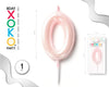 VELA 6CM ROSA PERLADO 0 - yupiparty