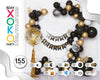 SET BLACK GOLD 155PC - yupiparty