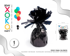 PESO PARA GLOBOS NEGRO - yupiparty