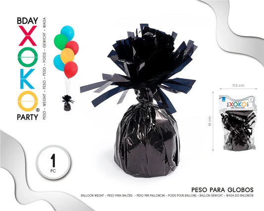 PESO PARA GLOBOS NEGRO - yupiparty
