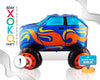 GLOBO MYLAR COCHE AZUL - yupiparty