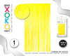 CORTINA DE FLECOS 1M*2M PASTEL AMARILLO - yupiparty