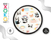 PLATO 23CM PANDA 6PC - yupiparty