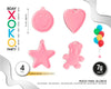 PESO PARA GLOBOS ROSA SURTIDO - yupiparty