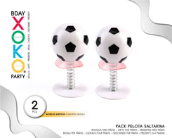 PACK PINATA FUTBOL SALTADOR 2PC - yupiparty