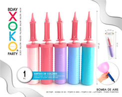 BOMBA AIRE MANUAL PASTEL 4.5*27CM - yupiparty