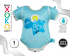 GLOBO MYLAR ROPA DE BEBE NIÑO 59*58CM - yupiparty