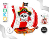 GLOBO MYLAR BARCO PIRATA 54*68CM - yupiparty